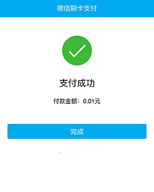 支付成功